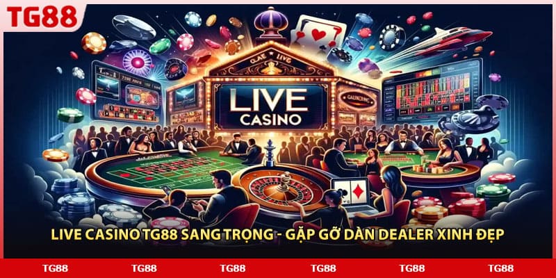 Live casino TG88 sang trọng - Gặp gỡ dàn Dealer xinh đẹp